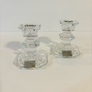 MIKASA Crystal candle holders 2